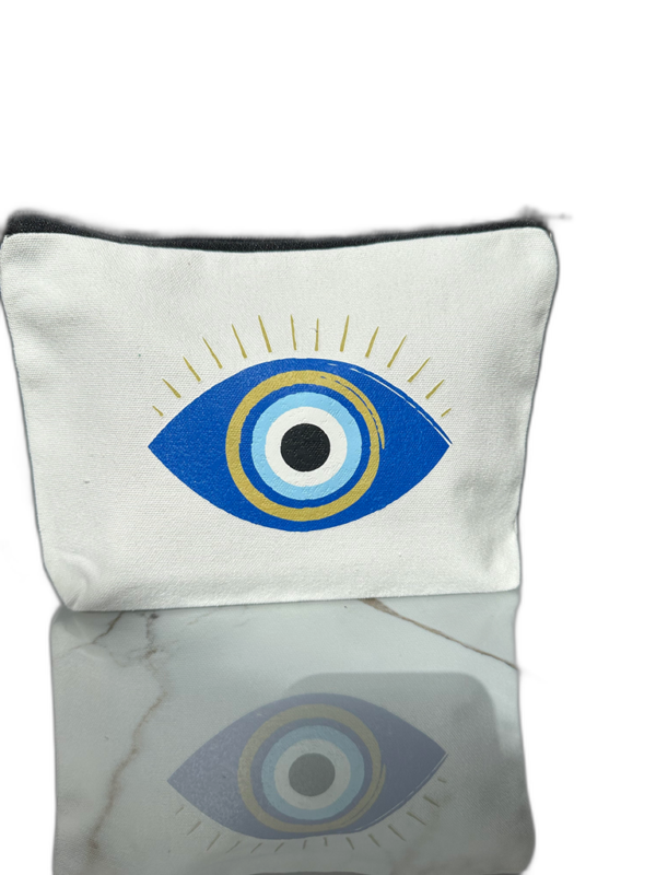 Evil Eye Canvas Travel Bag - Image 5