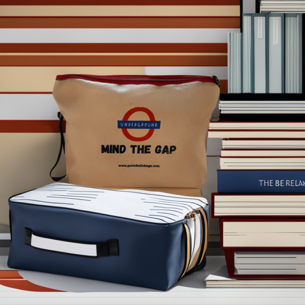 Mind the Gap Canvas Travel Bag - Image 3