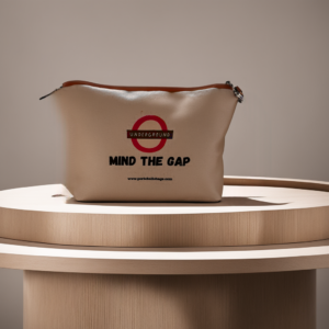 Mind the Gap Canvas Travel Bag