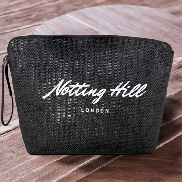 Notting Hill Travel Jute Bag/Black - Image 6