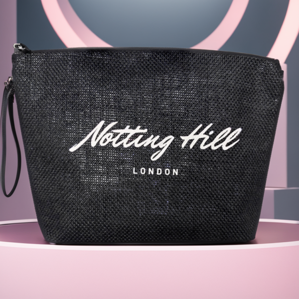 Notting Hill Travel Jute Bag/Black - Image 3