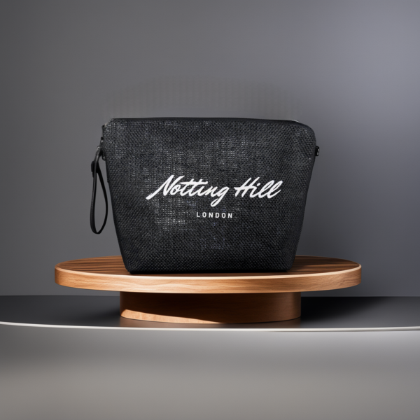 Notting Hill Travel Jute Bag/Black