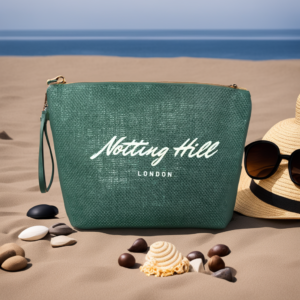 Notting Hill Jute Travel Bag/Green