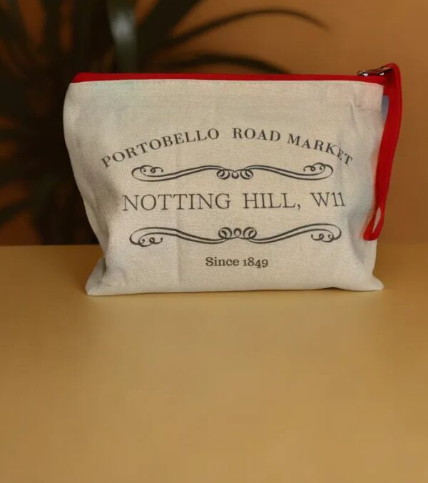 Notting Hill, W11 Zip Bag, Red - Image 3